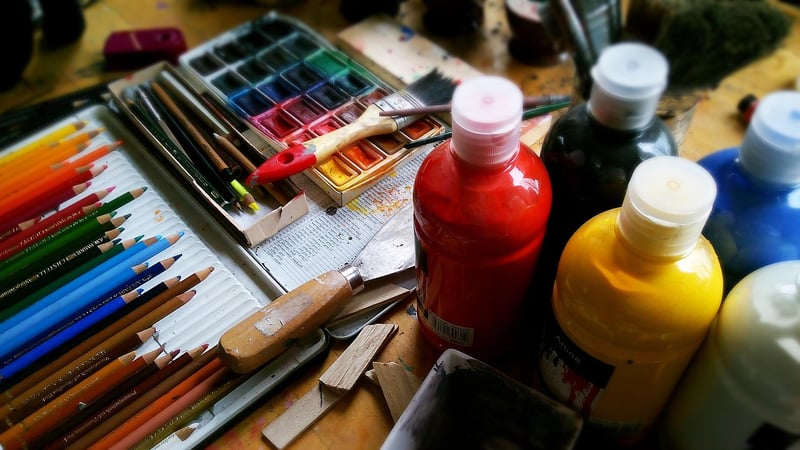 Abstract Mixed Media Art